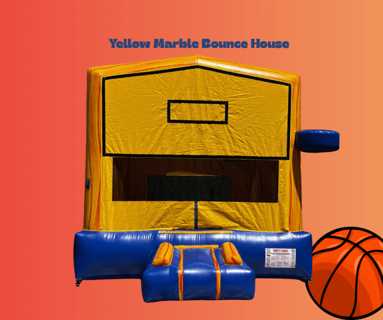 Yellow Marble Bounce House
