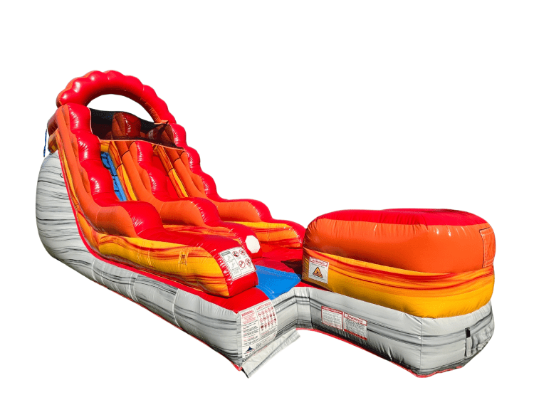 Fire Marble 15FT Wet/Dry Slide